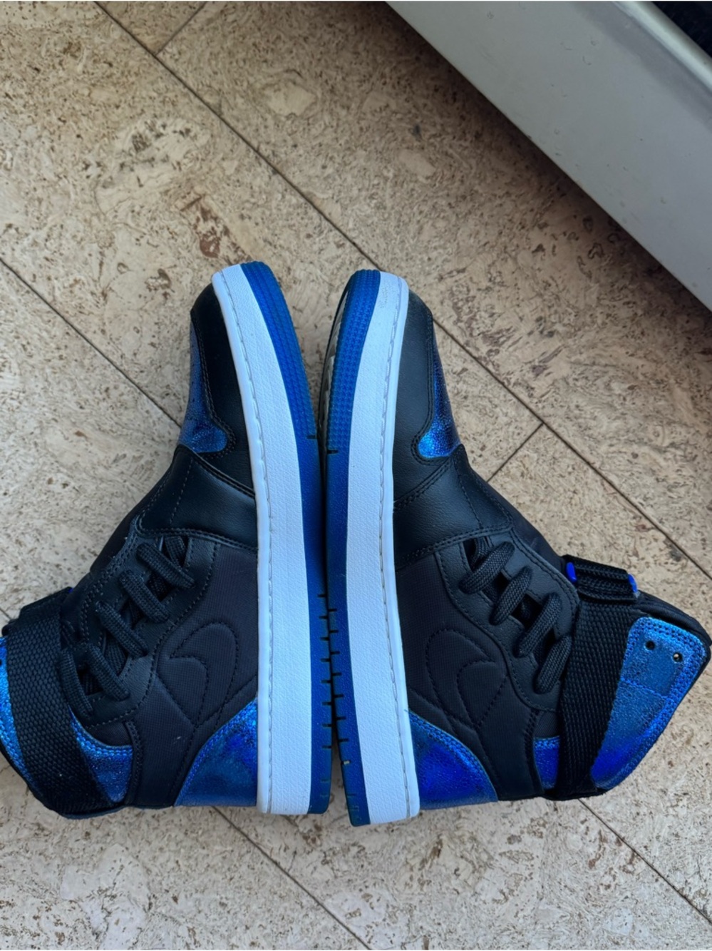Jordan Wmns Air Jordan 1 Nova XX in Black and Game Royal - Picture 11 of 13